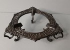 Ornate Cast Iron Teapot Warmer Or Trivet