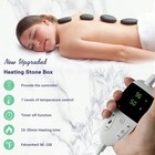 Luxury Hot Stone Massage Set Adjustable Heat Relaxing Spa Muscle Relief