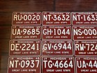 Rare Lot Of 20 Michigan 1969 License Plates Original Pairs Etc Chevy Ford Dodge