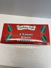 4 Holiday Style  Decorated Glass Christmas Ornaments