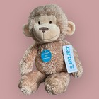 Carters Plush Snuggle Me Monkey Lovey Security Baby Toy New  68403