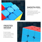Speed Rubik s Cube 3x3x3 - Stickerless Magic Cube 3x3  Fast Smooth Professional