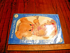 Vintage Meyercord Decals  bear With Doll   Candle  Nos
