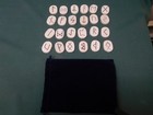 Set Ot 24 Elder Futhark Rough Hewn Ceramic Runes With Bag