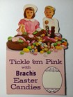 1962 1960s Vintage Easter Vintage Brach s Easter Candy Advertising Sign Boy Girl