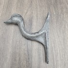 Vintage Whitehall Cast Aluminum Duck Head Wall Hook Hunting Lodge Decor
