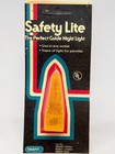 Vintage Mid Century Snapit Safety Night Light Orange Reflector Plug In Leviton