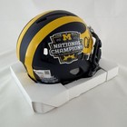 Jim Harbaugh Signed Wolverines 23 National Champions Speed Mini Helmet Fanatics