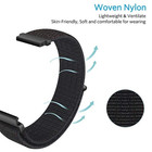 20mm 22mm Woven Nylon Sport Loop Watch Band Strap W  Quick Release Spring Pins