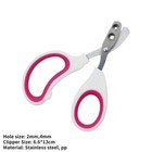 Pet Nail Clippers Cat Kitten Bird Claw Clippers Small Dog Nail Trimmer 2 Hole Tr