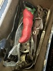 Vintage Junk Drawer Findings Including Many Bottle Openers 