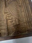 Evelyn Ackerman King s Court Carved Wood Panel Signed Ea 1960s Mcm Vintage