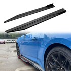 Side Skirts For Ford Mustang 2024 2025 S650 Gt500 Style Matte Black Pair