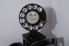 Antique Western Electric 211 Metal Wall Space Saver Phone Complete   Sold As Is