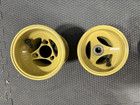New Old Stock Set Of 4 Freeline Magnesium Metric Wheels 115mm   150mm Wide Kart