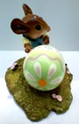Wee Forest Folk Egg Roll M-313s Huge Egg Little Mouse Retired Wff Box