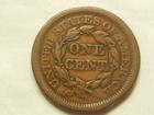     Large Cent Us Penny Braided Coronet Copper     Classic Head Estate    