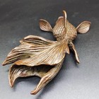Craft Goldfish Statue Wealth Koi Fish Feng Shui Symbol Home Decor Gift