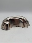 Vintage Halley s Comet Copper silver Toned Jello Food Mold Stamped Made In Italy