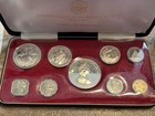 1971  1972  1973  And 1974 Bahamas 9-coin Silver Proof Sets W  Ogp   Coa