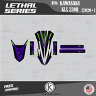 Graphics Kit For Kawasaki Klx230r 2020 2021 2022 2023 Lethal - Purple