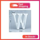 Woodounai 6 Inch Rustic White Wood Letters Unfinished Wood Letters For Wall Deco