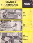 1961 Stanley Tools  Dealer Price List Catalog No  91   Price List  11  X 8 