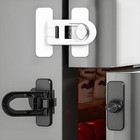4pcs Baby Kids Safety Lock Box Drawer Cupboard Cabinet Fridge Door Child Proof