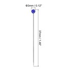 100pcs Sewing Pins  1 5 Inch Pearlized Ball Head Pins Straight Pin Dark Blue