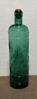  Green Pressed Recycled Glass Decorative Bottle Made In Spain - 
