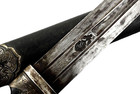 Antique Rare Imperial Russian Caucasian Warrior s Damascus Kinjal Dagger Sword 