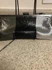 Women   s Mundi Silver And Black Patterned Frame Clutch W  Drop In Chain Link Bag