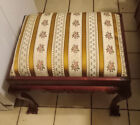 Mid Century Mahogany Carved Vanity Bench   vb129 