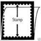 Uni-safe   Prinz Top Opening S 22x26 Mm - 40 Precut Clear Stamp Mounts  4 50