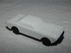 Vintage Miniature Ford Mustang 2  Plastic Toy Car   1970 s Mini Kar   White