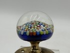 Perthshire Pp18 End Of Day Millefiori Door Knob On Brass Base Ec - 5 Available