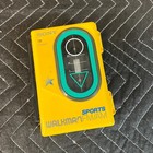 Sony Sports Walkman Radio Cassette Player  wm-f45  Yellow Tested Works Flaw