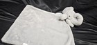  Oeko-tex Elephant Plush Lovey Security Baby Blankey Soft Gray 