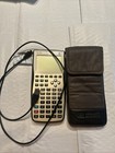 Hp 49g  Hewlett Packard Graphing Calculator With Cable And With Case Tested