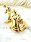 Bell Nautical Us Navy Anchor Ship Bell Wall Mounted Brass Bell Antique Ship