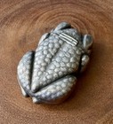 Rare antique Gorham 1800   s Frog Silverplated Vesta Match Safe -no Mono