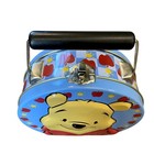 Vintage Disney Winnie The Pooh Round Metal Lunch Box Tin