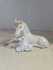 Lot Of 3 Ceramic porcelain Unicorn Figurines
