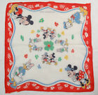 Disney Handkerchief Vintage Child s Mickey Minnie Mouse Donald Daisy Duck