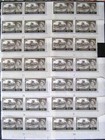 Qeii 1960 s Castle High Value Plate Blocks X 30  Fine Nh Mint 