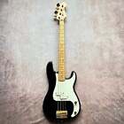 Fender Precision Bass Elite I Maple Fretboard Gold Hardware 1983 - Black