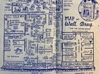 Vintage Badlands South Dakota Wall Drug Travel Brochure Map Sd