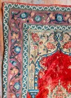 Antique 18 19th C  Turkish Ottoman Applique Wall Prayer Panel Cotton And Velvet