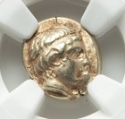 Mytilene Lesbos - Young   Bearded Old Male Heads Ngc Ancient El Greek Coin D1103