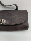 Rare   Superbe Antique Bike Bicycle Saddle Bag  Tool Bag Leather 